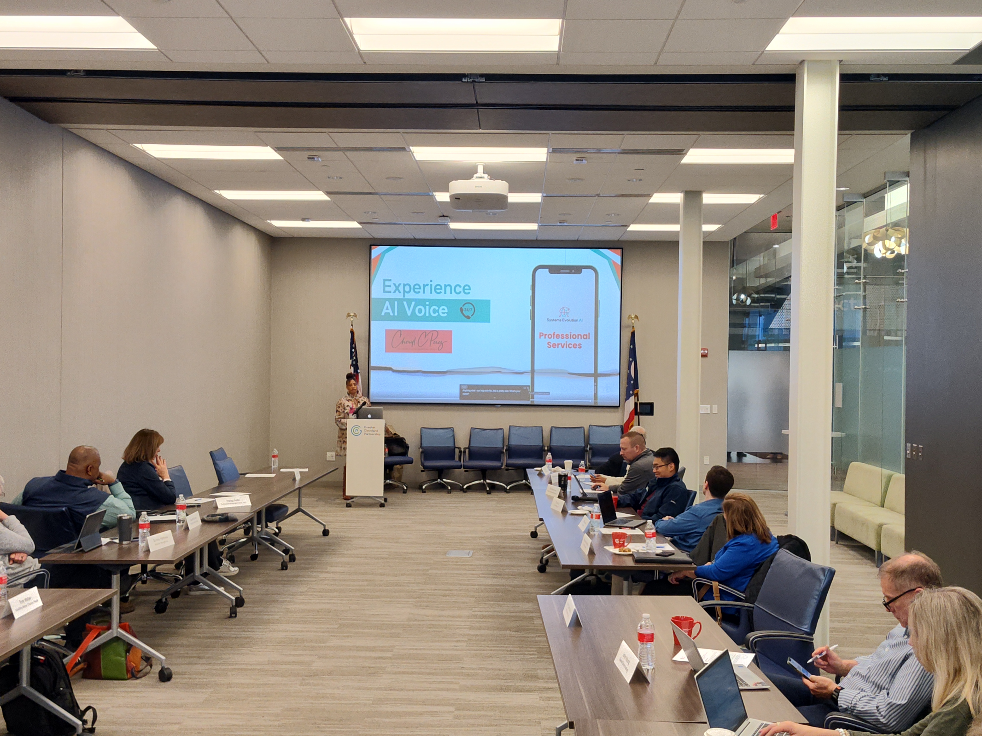 TerDawn DeBoe training at COSE (Council of Smaller Enterprises)